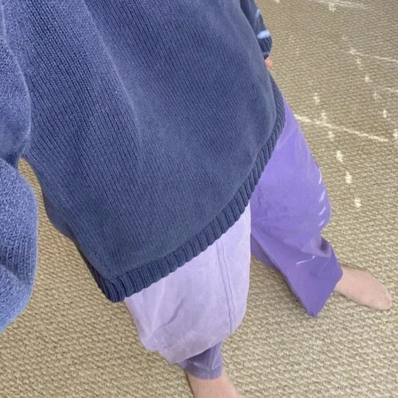 Verity & Daughters Janus Pants in color block purple - Picture 6 of 6